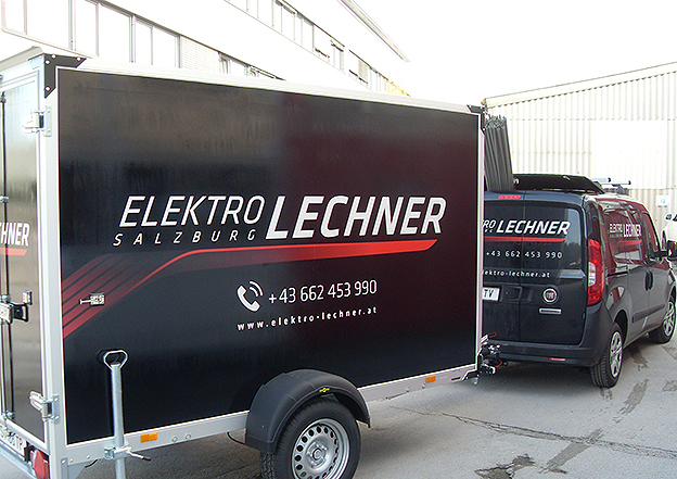 Elektro Lechner Fahrzeug- und Anhängerbeklebung