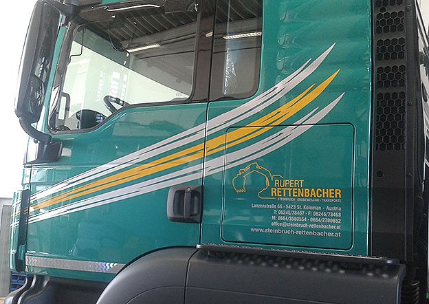 Rettenbacher LKW Beschriftung