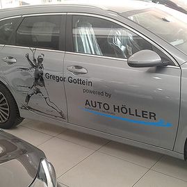 Sponsorfahrzeug Auto Höller Kfz Beschriftung